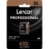 Lexar 633X SD Memory Card Storage Card 32GB Black