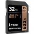 Lexar 633X SD Memory Card Storage Card 32GB Black