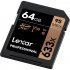 Lexar 633X SD Memory Card Storage Card 64GB Black
