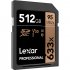Lexar 633X SD Memory Card Storage Card 512GB Black