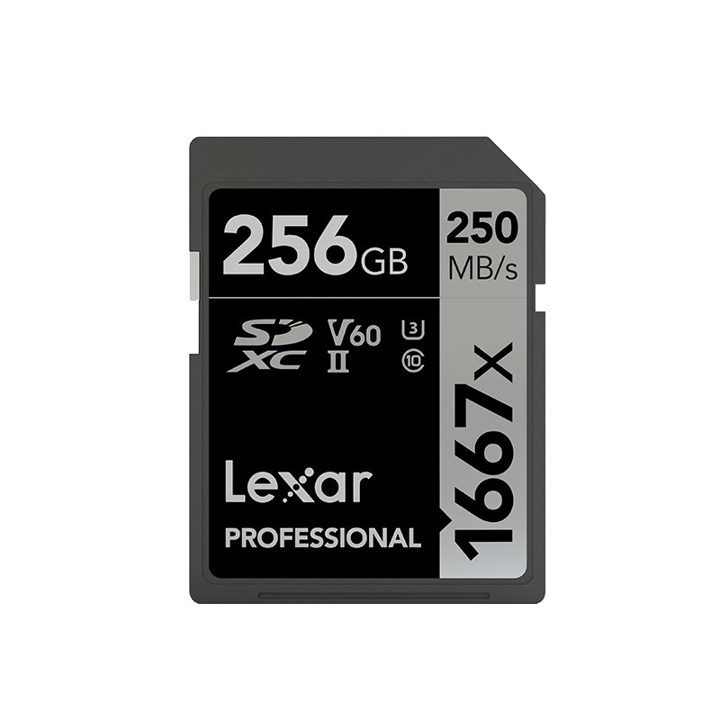Original LEXAR SD 1667X black_256G