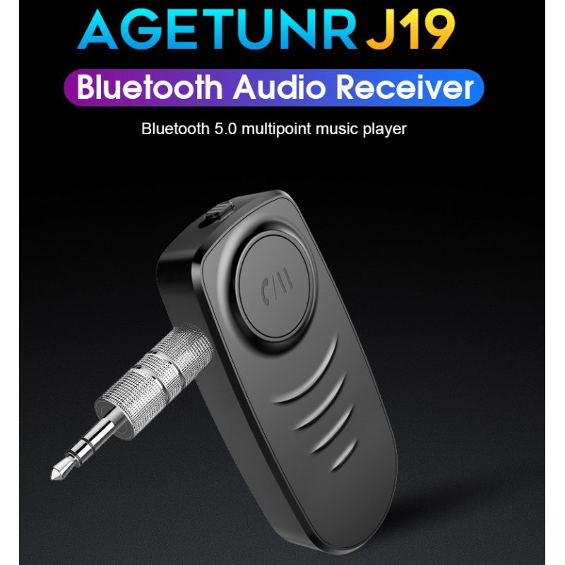 J19 Bluetooth Audio Receiver Mic Handsfree Call Wireless Adapter Bluetooth 5.0 Speaker Headphone Audio Transmitter 