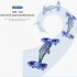 Lh x70 Remote Control Drone 3 in 1 Sea Land Air Electric Remote Control Aircraft Model Toys Blue