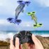 Lh x70 Remote Control Drone 3 in 1 Sea Land Air Electric Remote Control Aircraft Model Toys Blue