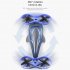 Lh x70 Remote Control Drone 3 in 1 Sea Land Air Electric Remote Control Aircraft Model Toys Blue