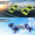 Lh x70 Remote Control Drone 3 in 1 Sea Land Air Electric Remote Control Aircraft Model Toys Blue