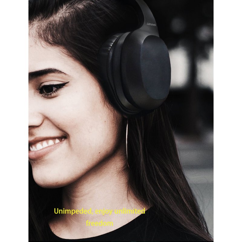 Original LENOVO HD100 Wireless Bluetooth Headphone Noise Isolation 20Hours Playing Time 