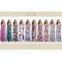 Liebeye Women Wrap Chest Casual Floral Dress Empire Waist Strapless Sleeveless Maxi Dress Long Skirt for Party Summer Beach Sapphire XL