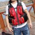Life Jacket Water Sports Life Vest Swim Jacket With 16 Pockets Breathable Buoyancy Aid Jacket For Kayaking Snorkeling Sailing Fishing Paddle Water Sports White 