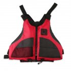Life Jackets Polyester Oxford Cloth Epe Adult Professional Flood Control Surfing Buoyancy Vest red free size