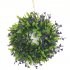 Lifelike Artificial Wreath Flowers Door Hanging Wall Window Decoration Wedding Party Christmas Decor 11 8  Diameter