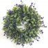Lifelike Artificial Wreath Flowers Door Hanging Wall Window Decoration Wedding Party Christmas Decor 11 8  Diameter