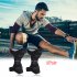 Lift Joint Support Knee Pads Powerful Rebound Spring Force Adjustable Bi Directional Straps black One size