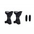 Lift Joint Support Knee Pads Powerful Rebound Spring Force Adjustable Bi Directional Straps black One size