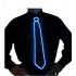 Light Up Ties   Novelty Necktie for Men Blue Light