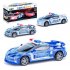 Light Up Transparent Car Toy For Kids 1 32 Electric Universal Inertia Car Toys With Colorful Moving Gears Music Light For Kids Birthday Gifts Universal police c