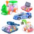 Light Up Transparent Car Toy For Kids 1 32 Electric Universal Inertia Car Toys With Colorful Moving Gears Music Light For Kids Birthday Gifts Inertia gear train