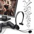 Light weight Gaming Headset Unilateral Wired 3 5mm Connector Adjustable Arm Microphone Noise Reduction Traffic Earphone compatible for PS4 black