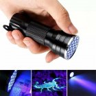 Light-weight Portable Uv  Flashlight With Shoulder Strap Pet Urine Stain Detector Multi-functional Tools For For Home Outdoor Activities Black