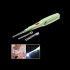 Lighted Earwax Removal or Tonsil Stone Remover Ear Cleaning Tool with Three Adapters Tips   Green