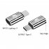 Lighting Female To USB C Male Adapter Connector Power Charger Data Transfer PD 27W Fast Charging For Smartphones Cable Converter rose Red