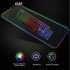 Lighting Mouse Pad Anti slip RCB Colorful Gaming Mouse Mat 800 300 4MM  350 250 3MM black 350   250   3MM