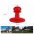 Lightning  Proof  Cap For Camping Tent Poles Awning Rod Support Bar Anti thunder Protection Cover Hat Orange
