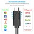 Lightning to HDMI Adapter 1080P HDTV Cable with Cooling Vents for iPhone X 8  7 iPad iPod Touch black