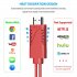 Lightning to HDMI Adapter 1080P HDTV Cable with Cooling Vents for iPhone X 8  7 iPad iPod Touch black