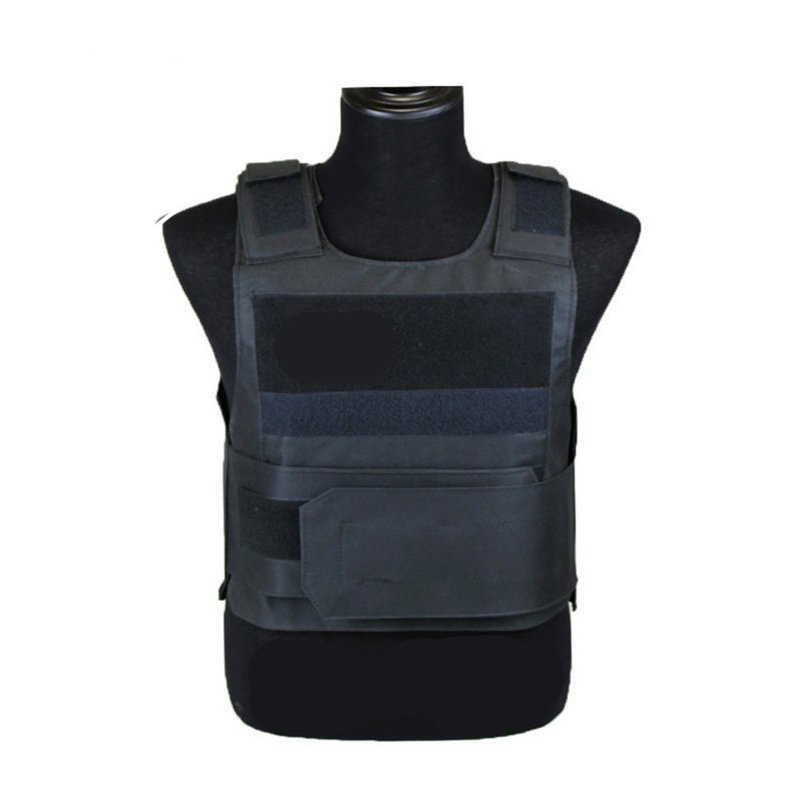 Lightweight Armor Plate Tactical SWAT Vest Protective Clothes for Police  black_Free size