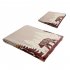 Lightweight Cotton Blanket Modern Farmhouse Comfortable Breathable Super Soft Throw Blanket For Couch Sofa Bed coffee 130 x 160cm