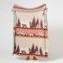 Lightweight Cotton Blanket Modern Farmhouse Comfortable Breathable Super Soft Throw Blanket For Couch Sofa Bed coffee 130 x 160cm