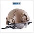 Lightweight Windproof Anti collision Helmet with Goggles Military Shooting Helmet Paintball Face Mask  green
