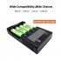 LiitoKala lii 500S LCD Screen Battery Charger 18650 Charger for 18650 26650 21700 AA AAA Batteries Touch Control US plug