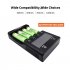 LiitoKala lii 500S LCD Screen Battery Charger 18650 Charger for 18650 26650 21700 AA AAA Batteries Touch Control UK plug