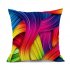 Linen Geometric Pattern Cushion Cover Throw Pillow  Cover  for  Sofa Chair  Home Decor  Pillowcase  45 45cm   18in 18in  4