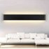 Lingstar Creative Modern Minimalist Aluminum LED Wall Lamp Bedside Hallway Bathroom Mirror Light 30W Black