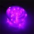 Lingstrar 10M 50 LEDs Solar Rope Tube Led String Strip Fairy Light Outdoor Garden Xmas Party Decor Purple