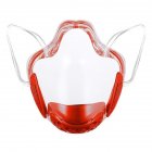 Lip  Language  Mask Protective Face Anti fog Mask Filter Sponge Isolation Anti foam Dust Mask Red