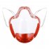 Lip  Language  Mask Protective Face Anti fog Mask Filter Sponge Isolation Anti foam Dust Mask Red