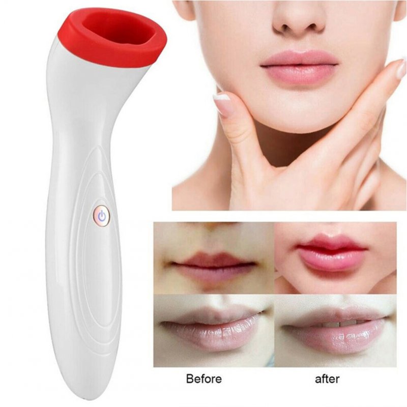 Lip Plumper Electric Silicone Lips Enhancer Plump Device Care Tool Rechargeable