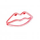 Lips Sign Desktop Lamp USB Or Battery Powered Night Light IP45 Waterproof Hanging Lips Wall Decoration For Living Room Bedroom Gaming Room Bedside Table red