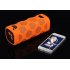 Listen to good music and enjoy phone calls hands free thanks to the portable Bluetooth 4 0 speaker with a built in powerbank 