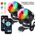 Litake 2Pcs 6 Colors Sound Actived LED Disco Ball Light with Remote Control Portable USB Powered RGB Party Lamp Crystal Magic Stage Light Set