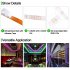 Litake 5M 16 4ft 300 LED SMD 3528 Strip Light RGB Color Changing Water resistant DC 12V Light Kit with Adhesive Tape 24 Key Remote Control Power Supply for Gard