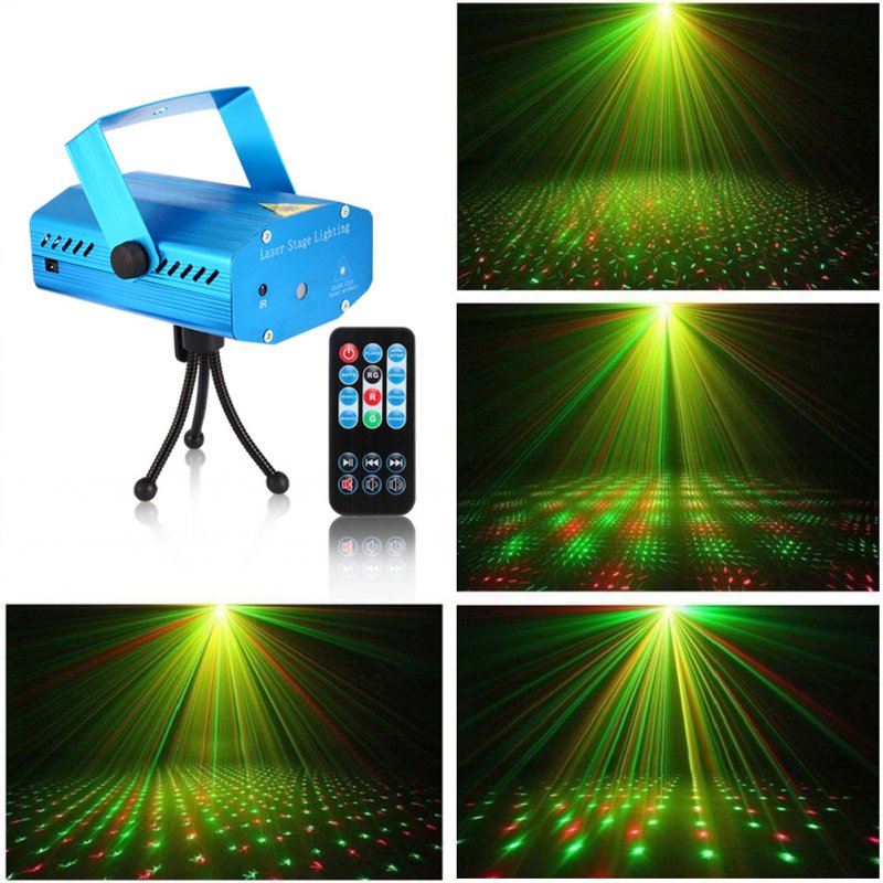 Mini Laser Stage Lighting Red Green LED Laser DJ Party Stage Light
