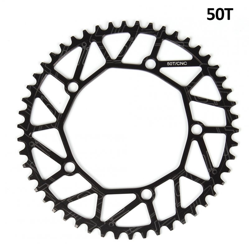 Litepro Bicycle Ultra-light Chain Wheel 8/9/10/11 Speed Aluminium Alloy Chainwheel Positive and negative tooth single plate 50T