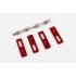 Litepro V Brake Extension 14 to 16 406 Change 451 Wheelset Special V Brake Extension Seat Extend Adjustable Red half car