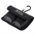 Lithium Battery Explosion proof Pouch Safety Protection Storage Bags With Carabiner For Camera Battery black