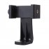 Live Phone Clip Camera Tripod Horizontal Vertical Adjustable Clamp Stable Anti fall Design black